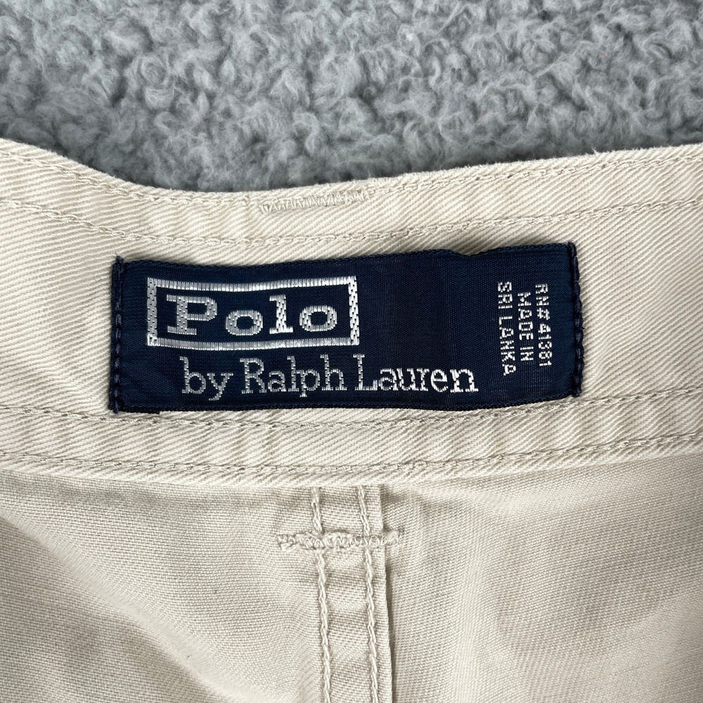 Polo by Ralph Lauren Cargo Shorts Mens 40 Khaki Classic Relaxed Utility Outdoor - Picture 3 of 13